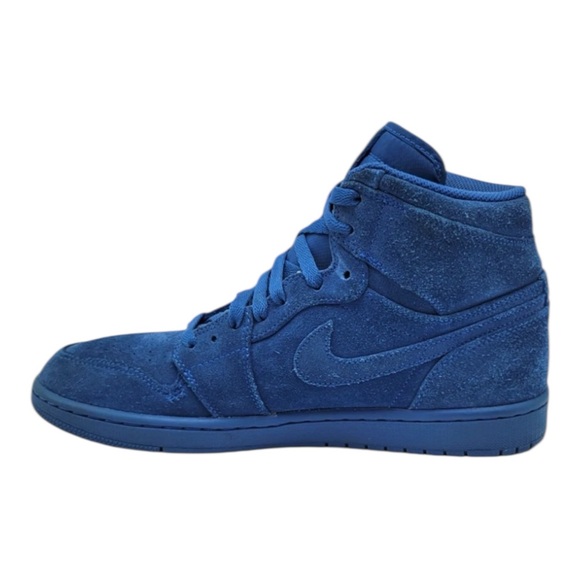 Nike Air Jordan 1 Retro Blue Suede 332550-404 Mens Size 9 - Picture 4 of 9